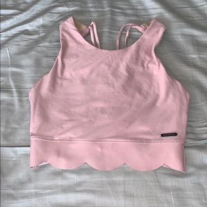 Pink Sports Bra